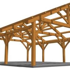 16' x 24' Carport/ Pole Barn Timber Kit