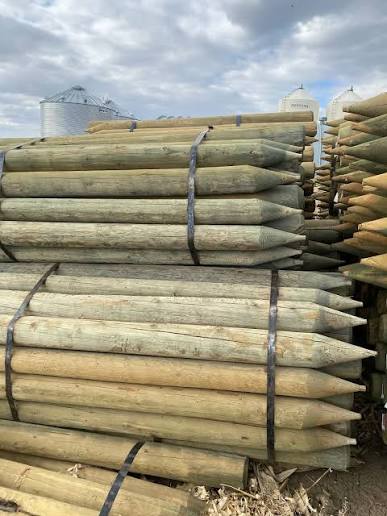 7x4.5 Treated Pointed Fence Post