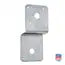 Simpson Strong-Tie DJT 14-Gauge ZMAX Galvanized Deck Joist Tie for 2x Nominal Lumber, showing two galvanized steel joist ties.